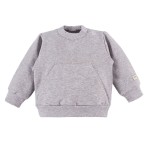 Graue Kinder-Kangaroo-Sweatshirt