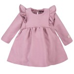 Kinderkleid mit Rüschen in Heidekraut
