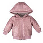 Kinderjacke, gesteppt, heidekrautfarben