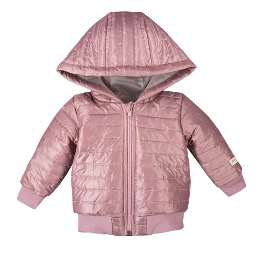 Kinderjacke, gesteppt, heidekrautfarben