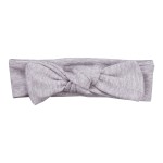 Kinderstirnband mit Schleife, grau