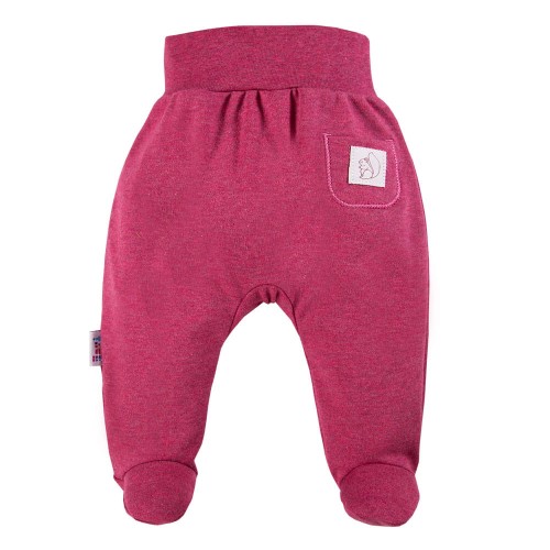 Joggers with feet UNIQUE dark pink