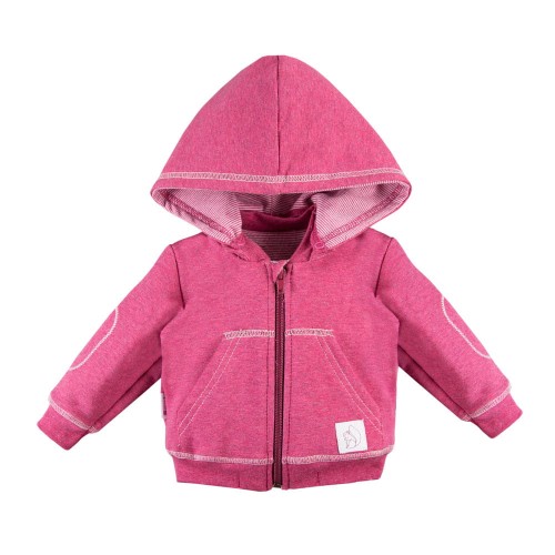 Sweatshirt mit Kapuze UNIQUE burgunderrot