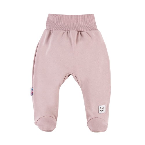 Joggers with feet SWAN pink