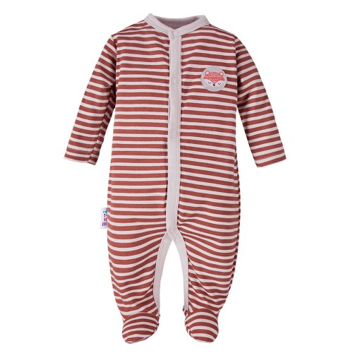 Sleepsuit ADVENTURE orange/gray