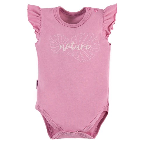 Body mit Trägern und Rüschen NATURE rosa