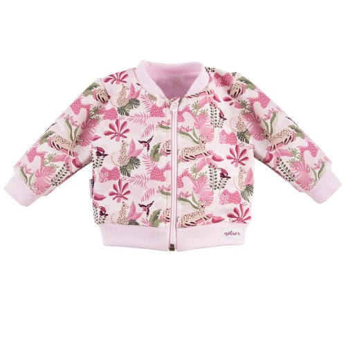 Bomber sweatshirt NATURE pink