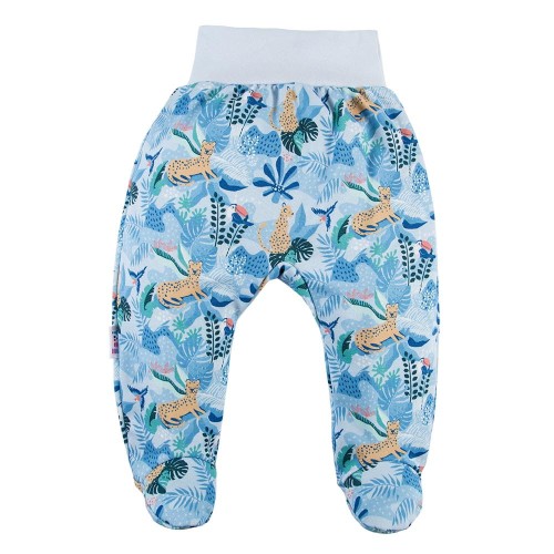 Baby-Halbstrampler NATURE blau