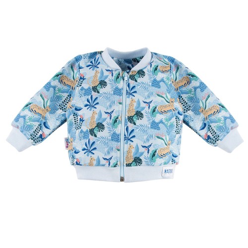 Bomber sweatshirt NATURE blue