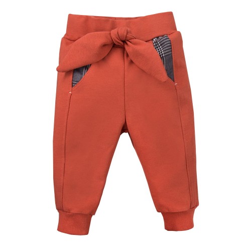 Kinder-Jogginghose mit Schleife rot