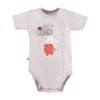 Babybody zum Aufknöpfen MELLOW grau