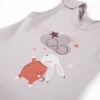 Baby-Schlafstrampler MELLOW grau