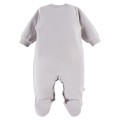 Sleepsuit gray with rabbit