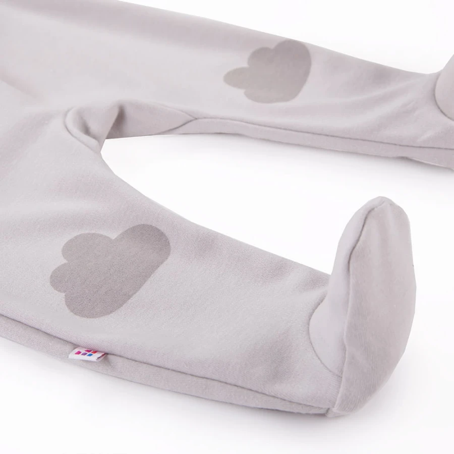 MELLOW Kinder-Halbstrampler grau