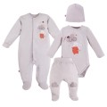 MELLOW 4-teiliges Babyausstattungsset in Grau