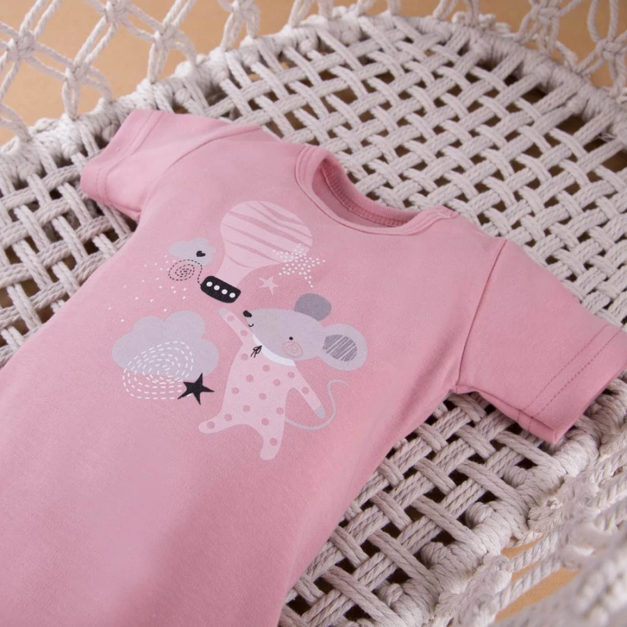 Body dziecięce MELLOW rosa
