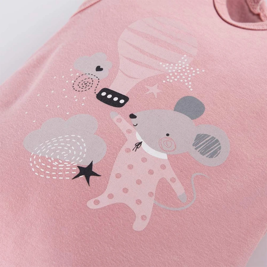 Baby-Schlafstrampler MELLOW rosa