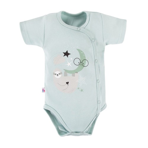Kinderbody mit Knöpfen MELLOW mint