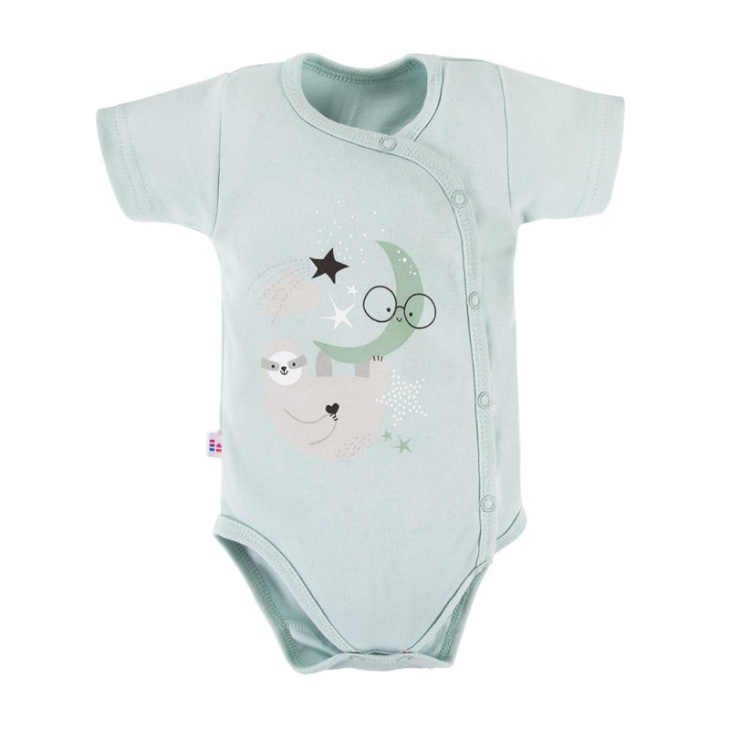 Kinderbody mit Knöpfen MELLOW mint