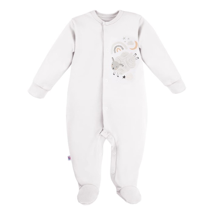 Baby-Strampler MELLOW weiß