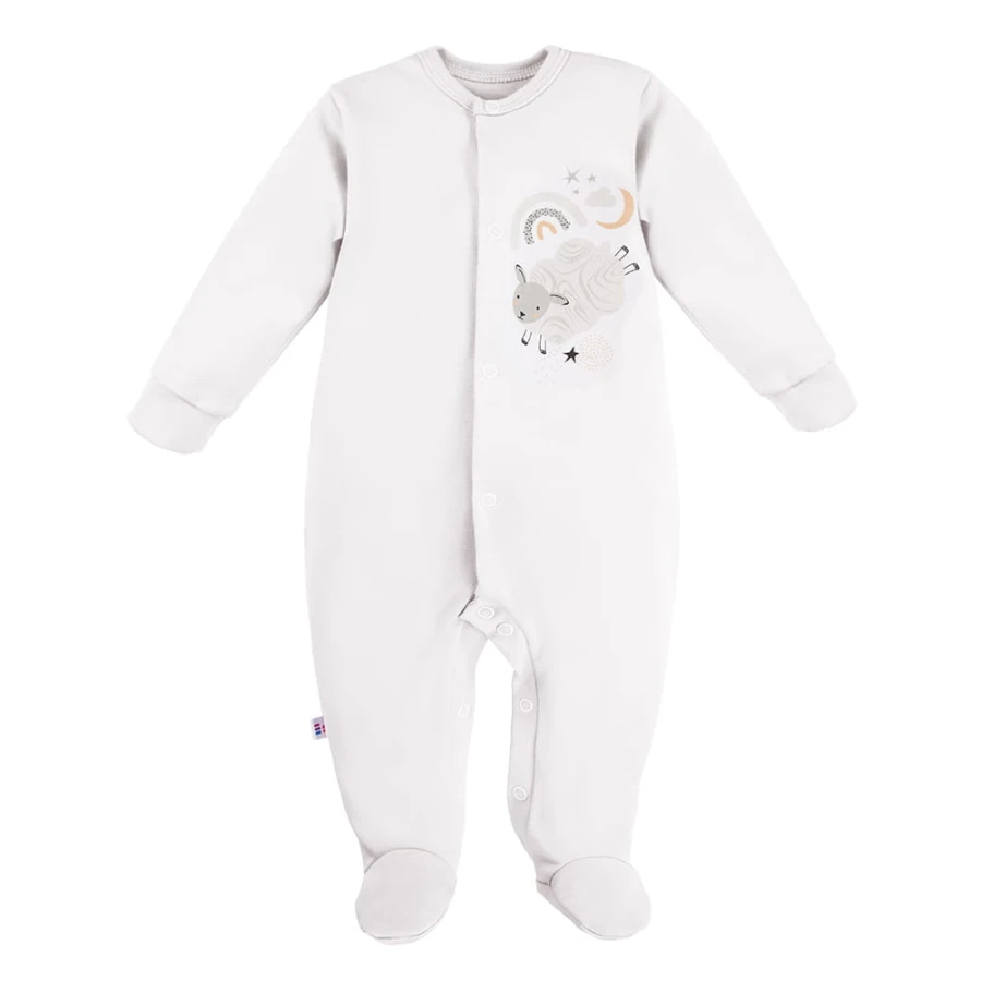Baby-Strampler MELLOW weiß