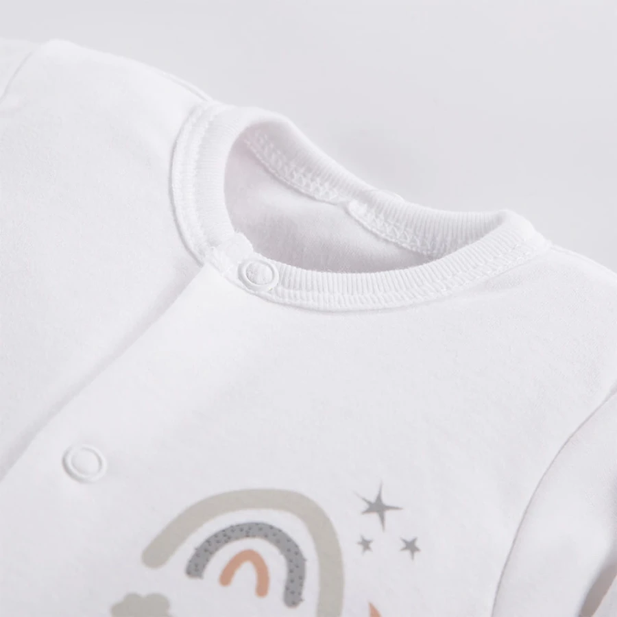 Baby-Strampler MELLOW weiß