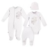 MELLOW 4-teiliges Babyausstattungsset, weiß