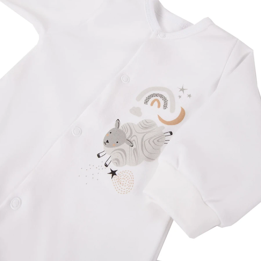 MELLOW 4-teiliges Babyausstattungsset, weiß
