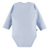 Babybody blau mit langen Ärmeln und Elefant