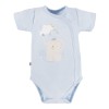 Babybody mit Knöpfen MELLOW blau