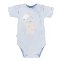 Babybody mit Knöpfen MELLOW blau