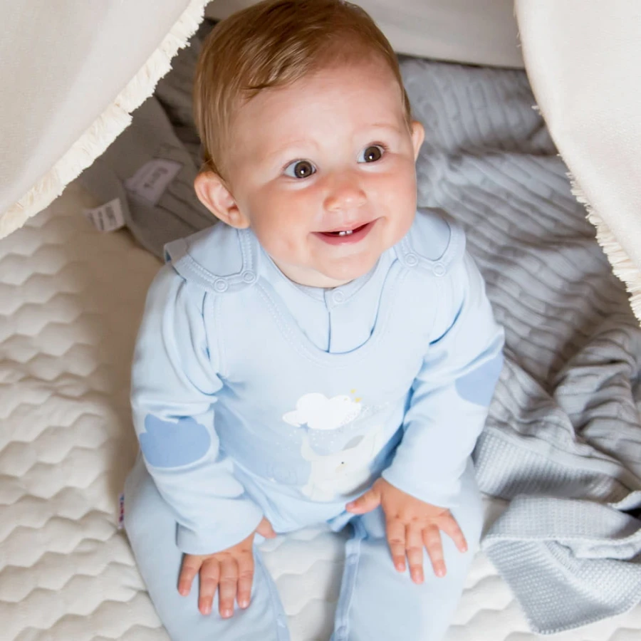 Babyjacke MELLOW blau