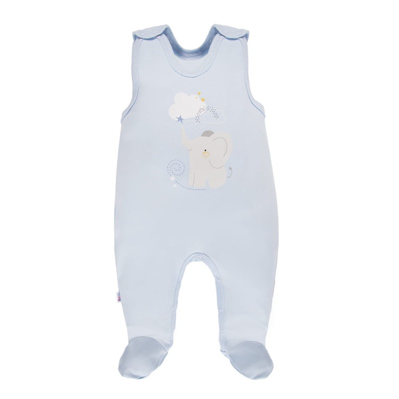 Baby-Schlafstrampler MELLOW blau