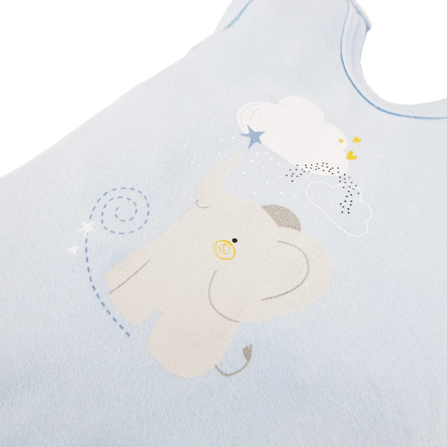 Baby-Schlafstrampler MELLOW blau