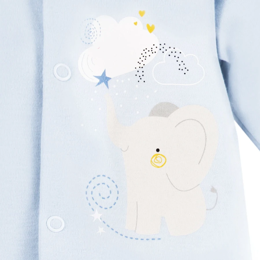 Baby-Strampler MELLOW blau