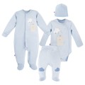 MELLOW Babyausstattung 4-teilig blau