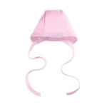 Mütze mit Bindeband in Rosa