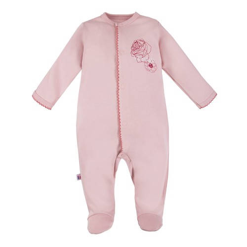 Baby-Strampler ROSES rosa