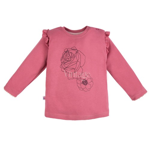 Blouse ROSES pink