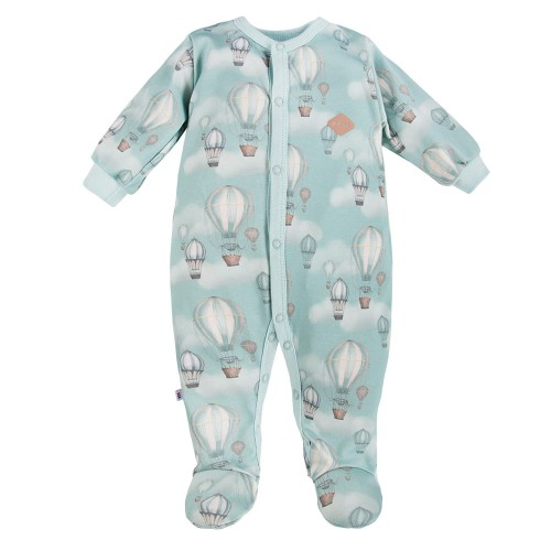 Sleepsuit BALLOONS turquoise