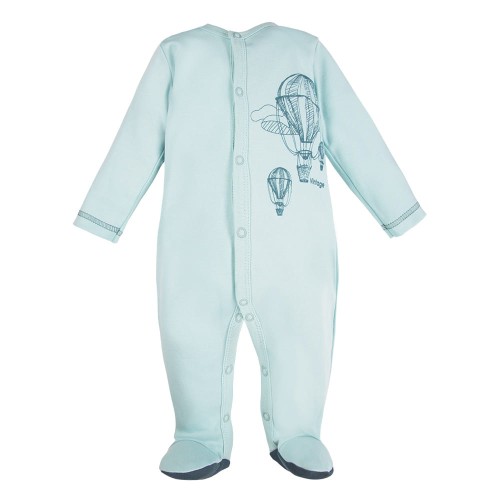 Hell türkisfarbener Baby-Strampler