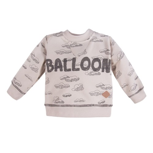 Sweatshirt BALLOONS beige