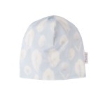 Bambusmütze mit Federn, blau