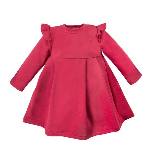 Kleid mit Rüschen CEREMONY burgunderrot