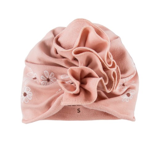 Kinderturban in rosa Gänseblümchen