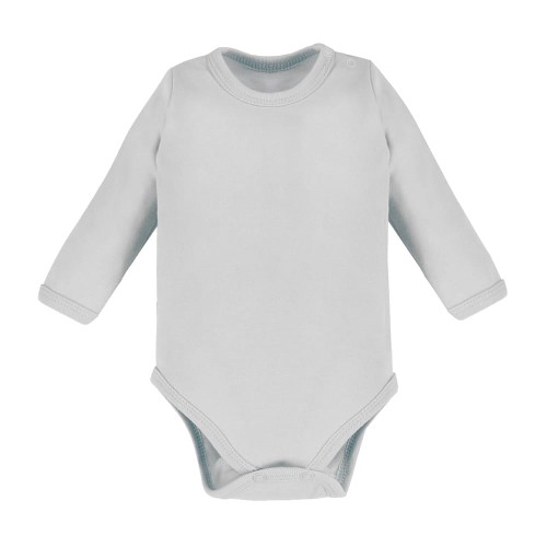 Bodysuits for boys basic gray