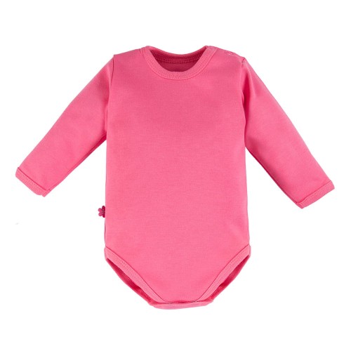 Glattes Mädchen-Body in Dunkelrosa