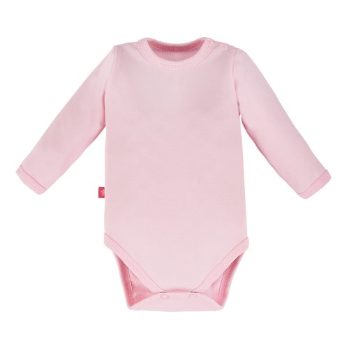 Glatte rosa Mädchenbody