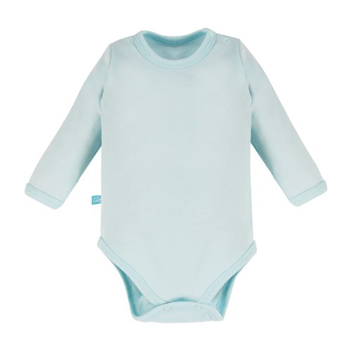 Glatter türkisfarbener Body für Mädchen