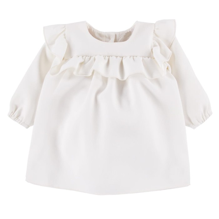 Kinderkleid mit Rüschen CEREMONY cremefarben